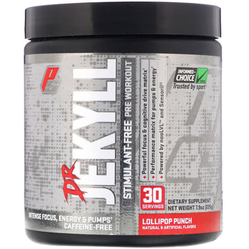 ProSupps, Dr Jekyll, Stimulant-Free Pre-Workout, Lollipop Punch, 7.9 oz (225 g)