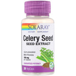 Solaray, Celery Seed Extract, 100 mg, 30 Vegcaps - The Supplement Shop