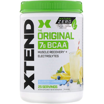 Scivation, Xtend, The Original 7G BCAA, Natural Zero, Blueberry Lemonade, 13 oz (367.5 g)