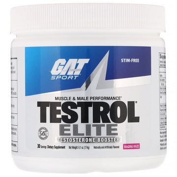 GAT, Testrol Elite, Muscle & Male Performance, Raging Razz, 6.1 oz (174 g)