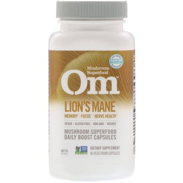 Organic Mushroom Nutrition, Lions's Mane, 667 mg, 90 Vegetarian Capsules