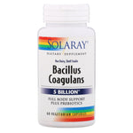 Solaray, Bacillus Coagulans, 5 Billion, 60 Vegetarian Capsules - The Supplement Shop