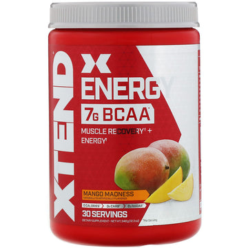 Scivation, Xtend Energy, 7G BCAA, Mango Madness, 12.3 oz (348 g)