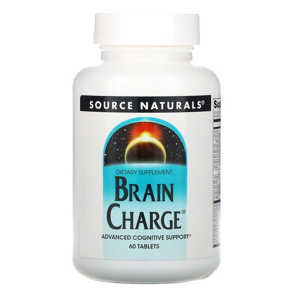 Source Naturals, Brain Charge, 60 Tablets - The Supplement Shop