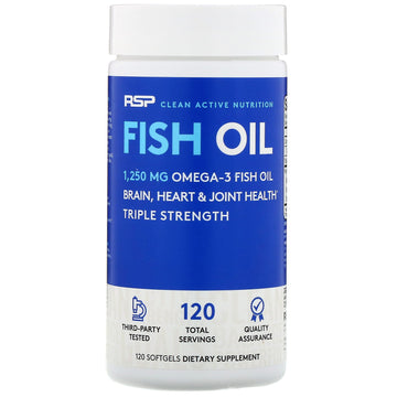 RSP Nutrition, Fish Oil, 120 Softgels