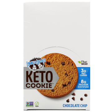 Lenny & Larry's, Keto Cookies, Chocolate Chip, 12 Cookies, 1.6 oz (45 g) Each
