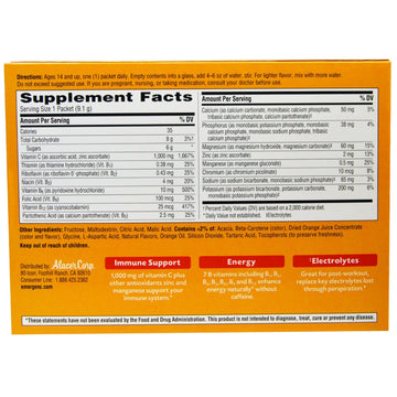 Emergen-C, 1,000 mg Vitamin C, Super Orange, 30 Packets, 0.32 oz (9.1 g) Each