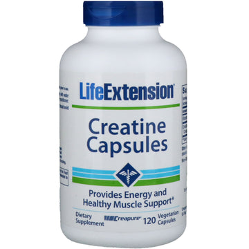 Life Extension, Creatine Capsules, 120 Vegetarian Capsules