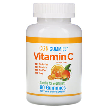 California Gold Nutrition, Vitamin C Gummies, Natural Orange Flavor, Gelatin Free, 90 Gummies
