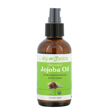 Sky Organics, Organic Jojoba Oil, 4 fl oz (118 ml)