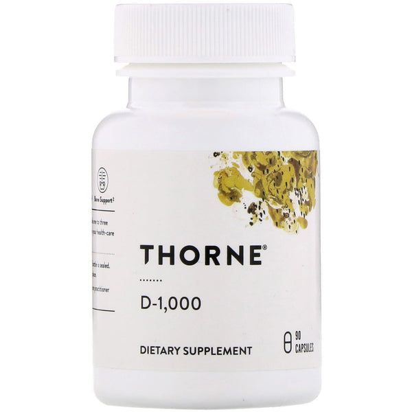 Thorne Research, D-1,000, 90 Capsules - The Supplement Shop