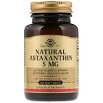Solgar, Natural Astaxanthin, 5 mg, 60 Softgels - The Supplement Shop