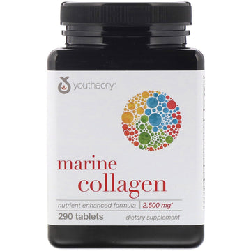 Youtheory, Marine Collagen, 2,500 mg , 290 Tablets