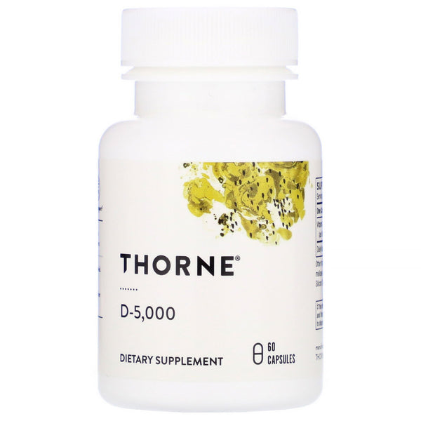 Thorne Research, D-5,000, 60 Capsules - The Supplement Shop