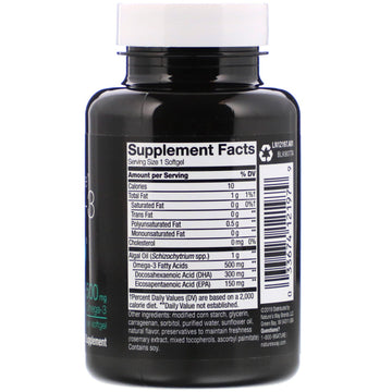 Ascenta, NutraVege, Omega-3 Plant, 500 mg, 30 Softgels