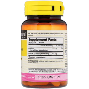 Mason Natural, DIM Diindolylmethane, 100 mg, 60 Capsules