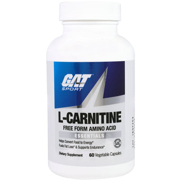 GAT, L-Carnitine, Amino Acid, Free Form, 60 Vegetable Capsules