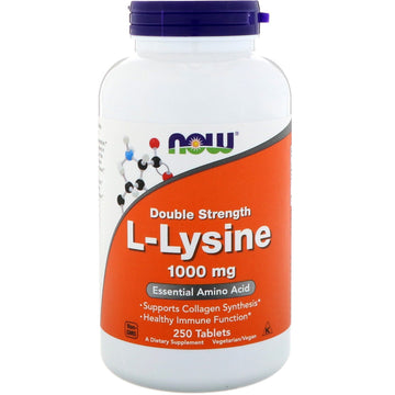Now Foods, L-Lysine, 1,000 mg, 250 Tablets