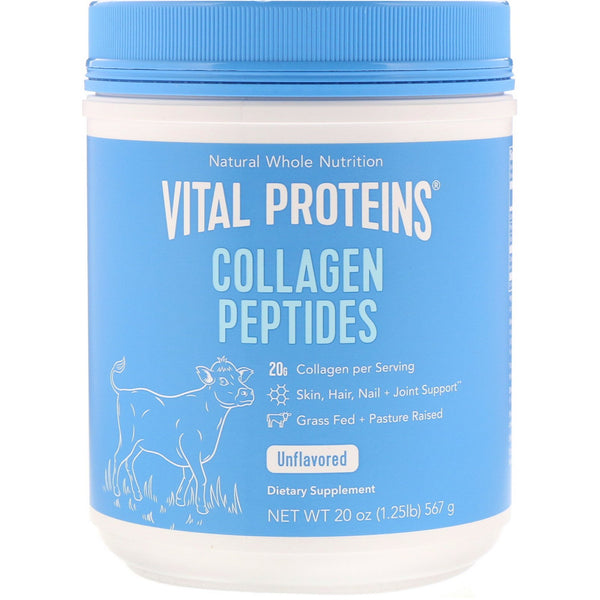 Vital Proteins, Collagen Peptides, Unflavored, 1.25 lbs (567 g) - The Supplement Shop