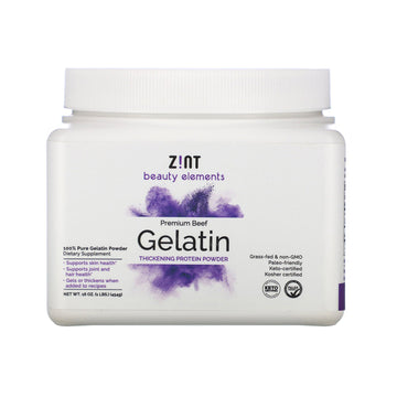 Zint, Premium Beef Gelatin, Thickening Protein Powder, 16 oz (454 g)
