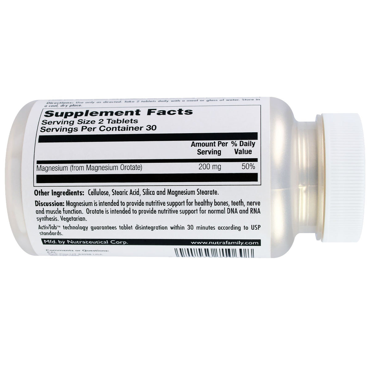 KAL, Magnesium Orotate, 200 mg, 60 Tablets The Supplement Shop