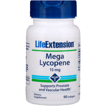 Life Extension, Mega Lycopene, 15 mg, 90 Softgels