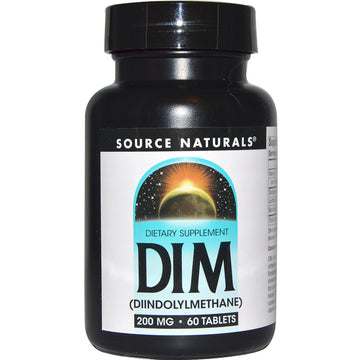 Source Naturals, DIM (Diindolylmethane), 200 mg, 60 Tablets