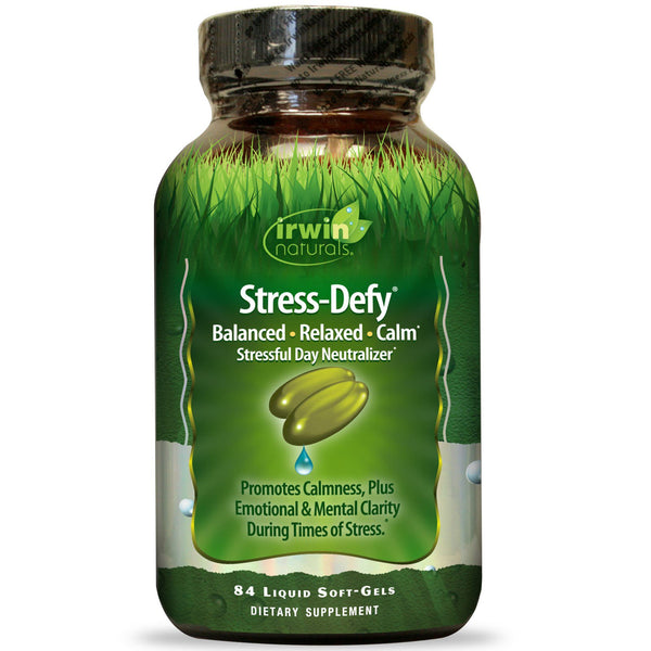 Irwin Naturals, Stress-Defy, 84 Liquid Soft-Gels - The Supplement Shop