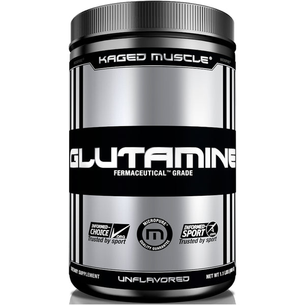 Kaged Muscle, Glutamine, Unflavored, 1.1 lbs (500 g) - The Supplement Shop