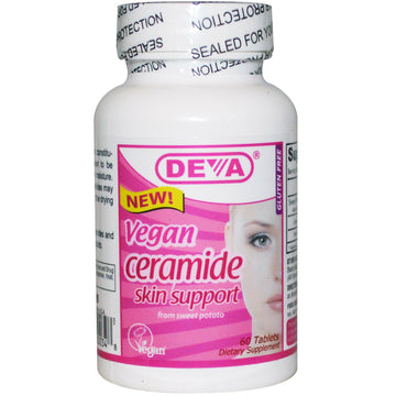 Deva, Vegan, Ceramide Skin Support, 60 Tablets