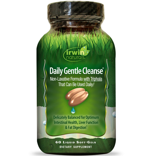 Irwin Naturals, Daily Gentle Cleanse, 60 Liquid Soft-Gels - The Supplement Shop