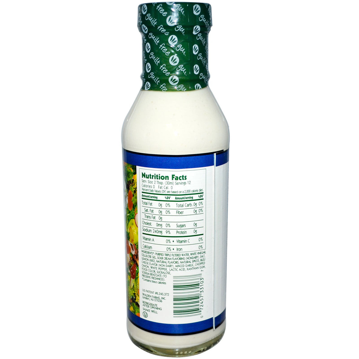 Walden Farms, Bleu Cheese Dressing, 12 fl oz (355 ml)