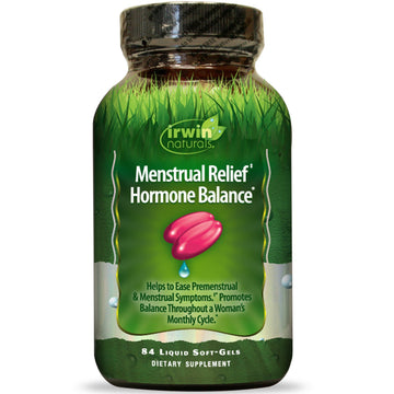 Irwin Naturals, Menstrual Relief Hormone Balance, 84 Liquid Soft-Gels