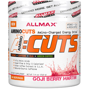 ALLMAX Nutrition, ACUTS, Amino-Charged Energy Drink, Goji Berry Martini, 7.4 oz (210 g)