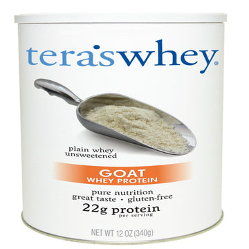 Tera's Whey, Goat Whey Protein, Plain Whey Unsweetened (340 g)