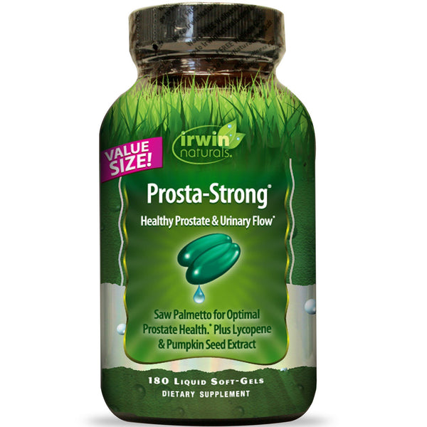 Irwin Naturals, Prosta-Strong, Healthy Prostate & Urinary Flow, 180 Liquid Soft-Gels - The Supplement Shop