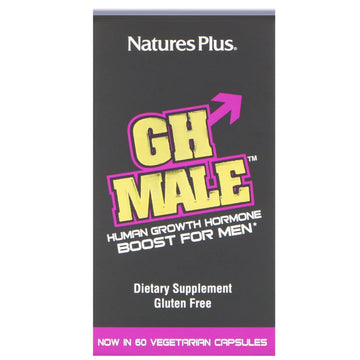 Nature's Plus, GH Male, Human Growth Hormone for Men, 60 Vegetarian Capsules