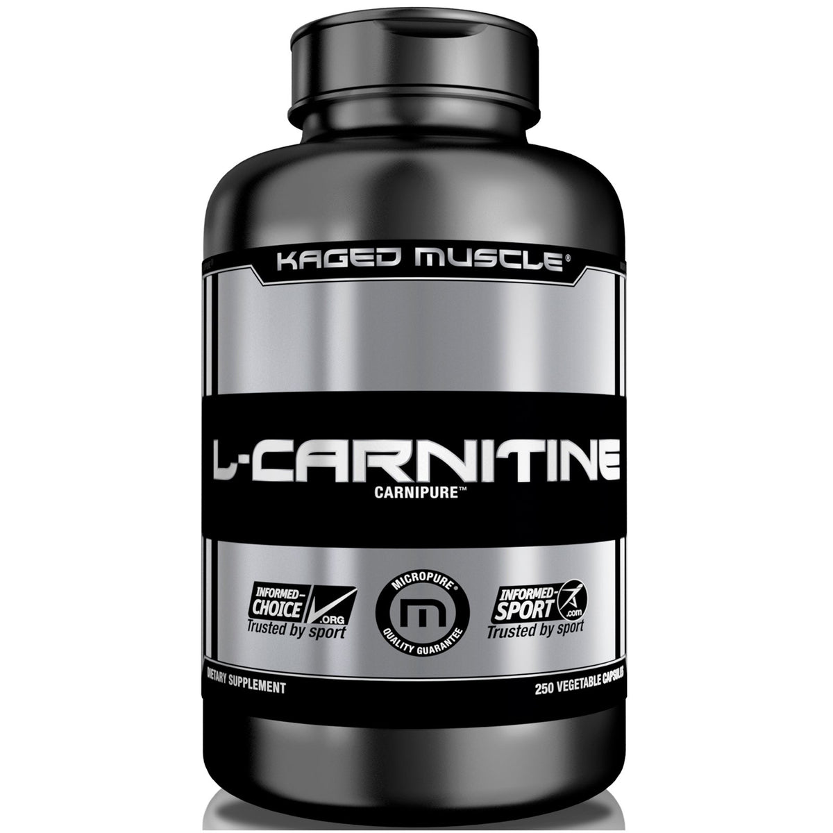 Kaged Muscle, L-Carnitine, 250 Vegetable Capsules