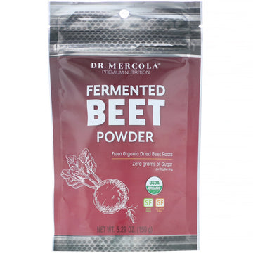 Dr. Mercola, Organic Fermented Beet Powder, 5.29 oz (150 g)