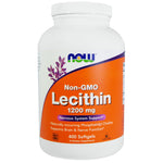 Now Foods, Non-GMO Lecithin, 1,200 mg, 400 Softgels - The Supplement Shop