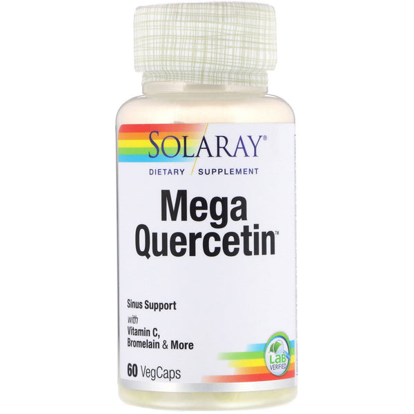 Solaray, Mega Quercetin, 60 VegCaps - The Supplement Shop