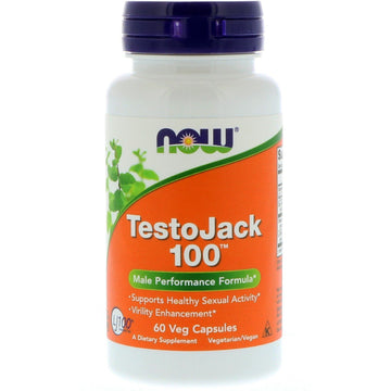 Now Foods, TestoJack 100, 60 Veg Capsules