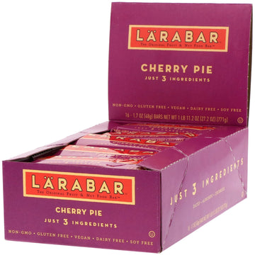 Larabar, Cherry Pie, 16 Bars, 1.7 oz (48 g) Each