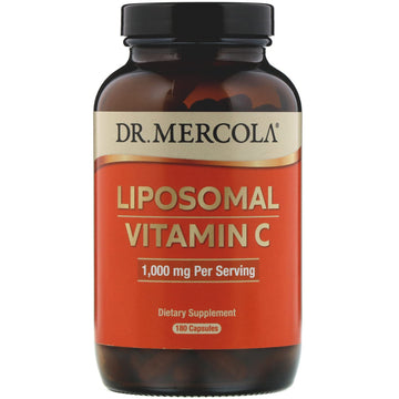 Dr. Mercola, Liposomal Vitamin C, 1,000 mg, 180 Capsules
