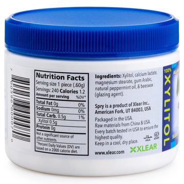 Xlear, Spry, Power Peppermints, Sugar Free, 240 Count, (144 g)