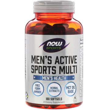 Now Foods, Sports, Men's Active Sports Multi, 180 Softgels