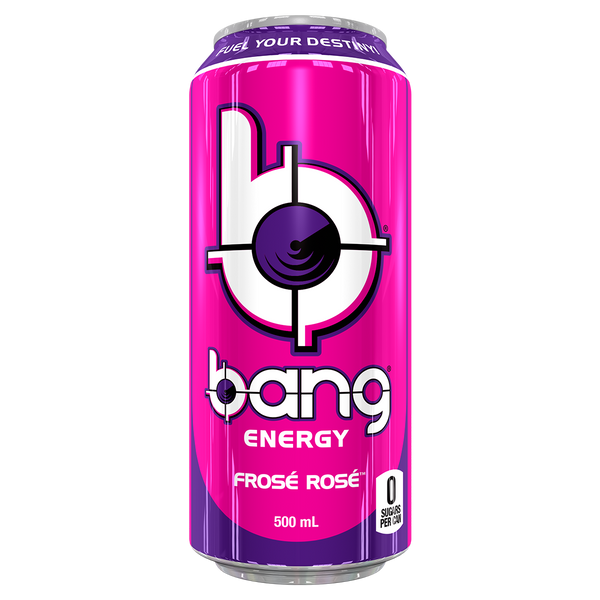 Bang Energy VPX RTD Cans Frose Rose 500mL