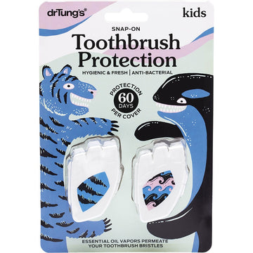 Dr Tung's Toothbrush Protection Kids 2pk
