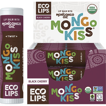Eco Lips Lip Balm Mongo Kiss Black Cherry 15x7g