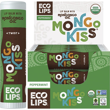 Eco Lips Lip Balm Mongo Kiss Peppermint 15x7g